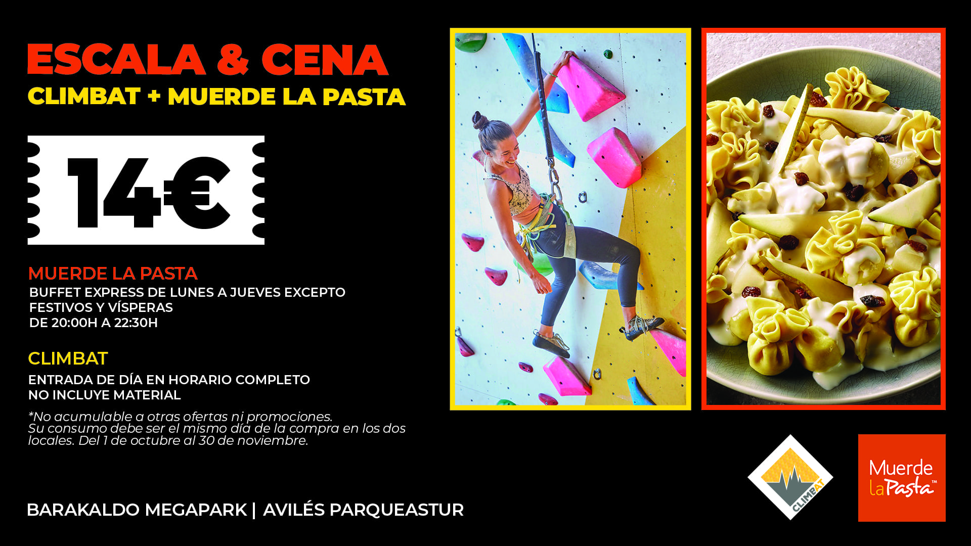 MUERDE LA PASTA Y CLIMBAT