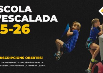Preinscripcions obertes per a l’Escola d’Escalada Climbat 2025-2026 amb grups infantils, juvenils, de famílies i tecnificació