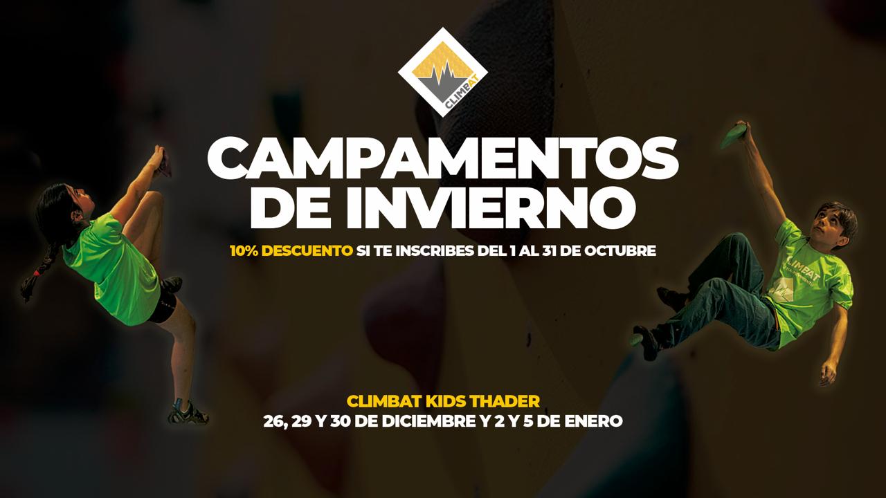 Campamentos de Invierno en Climbat Kids Thader