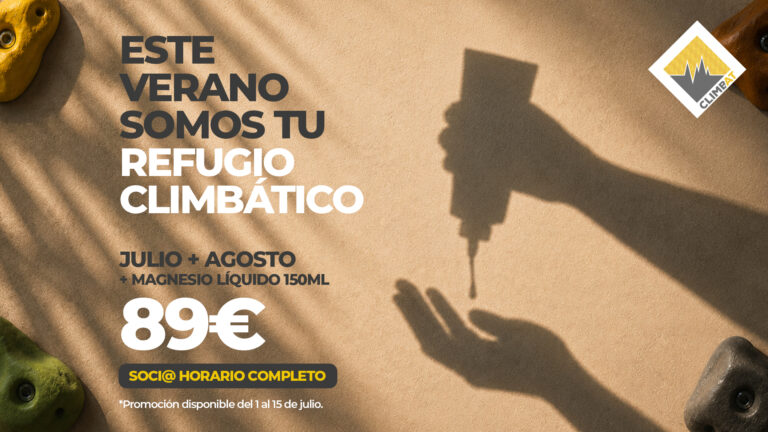 Promoció d’estiu Climbat amb escalada indoor durant juliol i agost